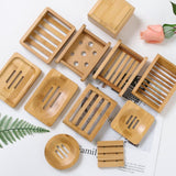 HOT Wooden Natural bamboo soap dish - spadlux