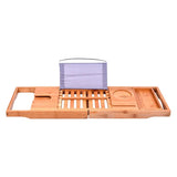 Bamboo Extendable Bath Tray - spadlux