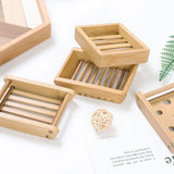 HOT Wooden Natural bamboo soap dish - spadlux